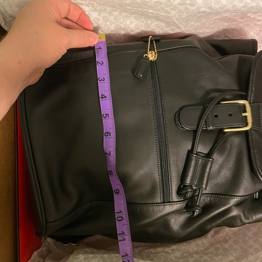 Authentic Leather Coach Backpack - Picture 6 of 14